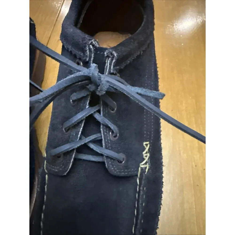 Yuketen Maine Guide Ox - Navy Suede, Size 12D, Vibram Sole, Made In USA, EUC!